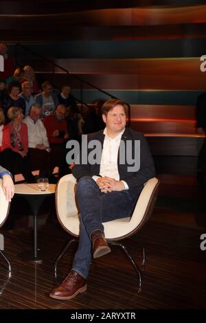 Michael Bröcker bei der Aufnahme der ZDF-Talkshow 'Markus Lanz' im Fernsehmacher-Studio auf dem Phönixhof. Hamburg, 29.01.2020 Stockfoto