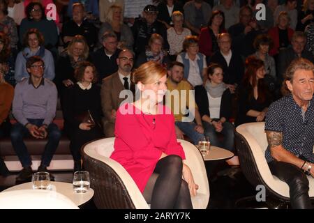 Katharina Schulze bei der Aufnahme der ZDF-Talkshow 'Markus Lanz' im Fernsehmacher-Studio auf dem Phönixhof. Hamburg, 29.01.2020 Stockfoto