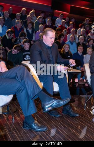 Joey Kelly bei der Aufnahme der ZDF-Talkshow 'Markus Lanz' im Fernsehmacher-Studio auf dem Phönixhof. Hamburg, 29.01.2020 Stockfoto