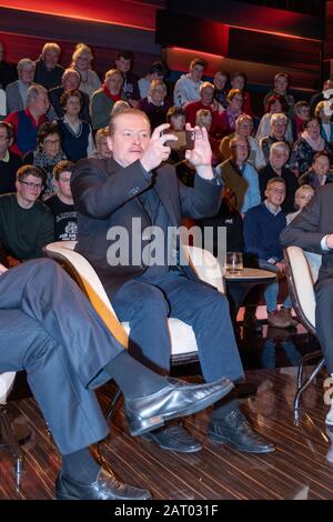 Joey Kelly bei der Aufnahme der ZDF-Talkshow 'Markus Lanz' im Fernsehmacher-Studio auf dem Phönixhof. Hamburg, 29.01.2020 Stockfoto