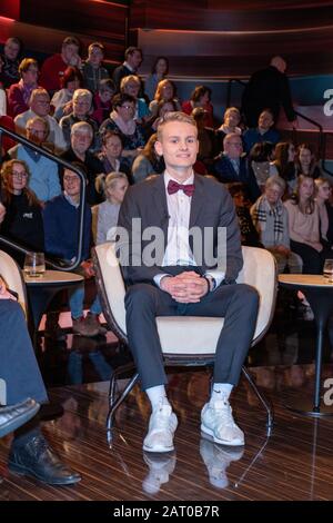 Luke Kelly bei der Aufnahme der ZDF-Talkshow 'Markus Lanz' im Fernsehmacher-Studio auf dem Phönixhof. Hamburg, 29.01.2020 Stockfoto