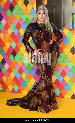 London, Großbritannien. Januar 2020. Die Vivienne bei der Weltpremiere von "Birds of Prey: And the Fantabulous Emancipation of One Harley Quinn" im Odeon BFI IMAX Waterloo Credit: Sopa Images Limited/Alamy Live News Stockfoto