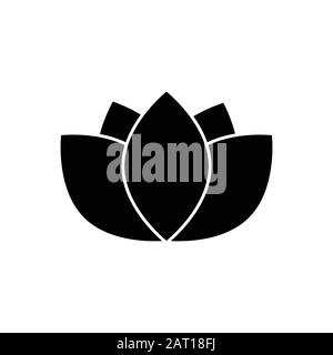 Lotus-Vektor-Symbol oder Harmony Isolate auf weißem Hintergrund für Grafikdesign, Logo, Website, soziale Medien, mobile App, ui-Abbildung Stock Vektor