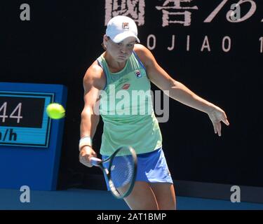 Melbourne, Australien. Januar 2020. D11 Ashleigh Barty (aus) im Halbfinalspiel Foto Anne Parker International Sports Fotos Ltd/Alamy Live News Stockfoto