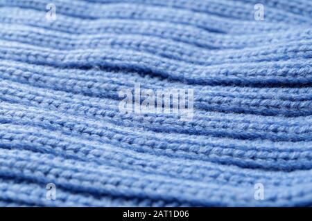 Struktur aus gestricktem Material als Hintergrund Stockfoto