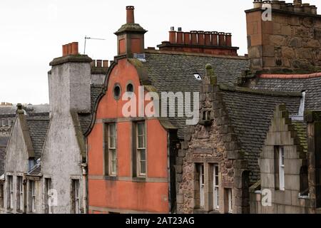 Bild des historischen Gebäudes in Edinburgh, Schottland Stockfoto