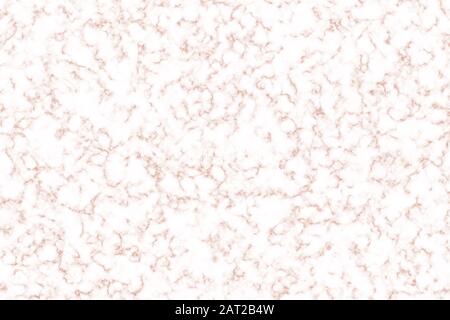 Weißer Marmor, der den Hintergrund mit braunem Strukturmuster bildet. Stockfoto