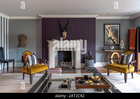 Atemberaubendes, luxuriöses, klassisches, modernes Apartment in Tunbridge Wells, Kent, Großbritannien Stockfoto