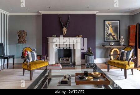 Atemberaubendes, luxuriöses, klassisches, modernes Apartment in Tunbridge Wells, Kent, Großbritannien Stockfoto