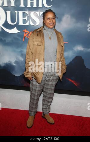 Hollywood, Ca. Januar 2020. Keyonna Taylor, bei Premiere Von Apple TV's 'Mythic Quest: Raven's Banquet' im Cinerama Dome in Hollywood, Kalifornien am 29. Januar 2020. Kredit: Faye Sadou/Media Punch/Alamy Live News Stockfoto