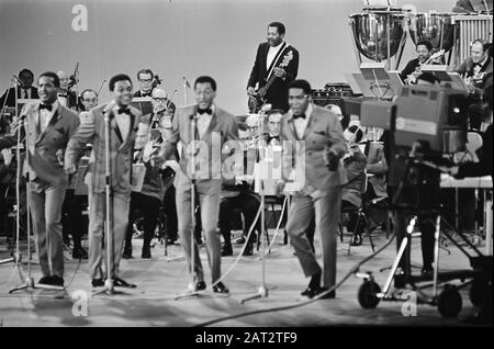 Grand Gala du Disque. The Four Tops Date: March 8, 1968 Keywords: Singers Stockfoto