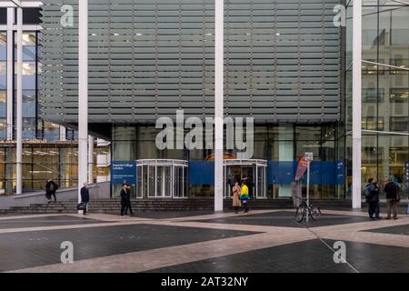London/Großbritannien - 24. November 2019: Imperial College Business School und Haupteingang für das Imperial College London, Ayrton Road, Kensington, London Stockfoto