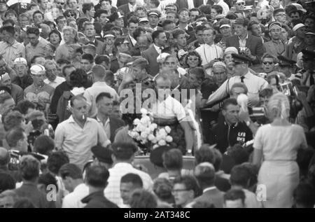 Radprofis der Weltmeisterschaften auf der Straße in Zandvoort Datum: 16. August 1959 Stockfoto