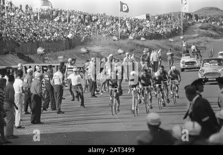 Radprofis der Weltmeisterschaften auf der Straße in Zandvoort Datum: 16. August 1959 Stockfoto