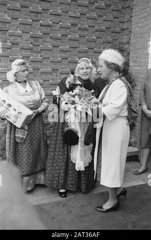 Arbeitsbesuch H. M. de Queen in der Provinz Noord-Holland Datum: 11. Juli 1961 Stichwörter: Provinzierungen, Arbeitsbesuche Stockfoto