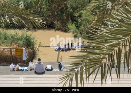 Qasr al-Yahud, Taufort von Jesus Christus, Israel Stockfoto