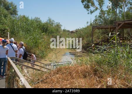 Qasr al-Yahud, Taufort von Jesus Christus, Israel Stockfoto