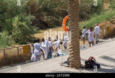 Qasr al-Yahud, Taufort von Jesus Christus, Israel Stockfoto