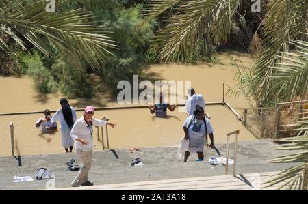 Qasr al-Yahud, Taufort von Jesus Christus, Israel Stockfoto