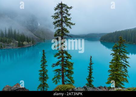 Moränensee - Banff, Kanada Stockfoto