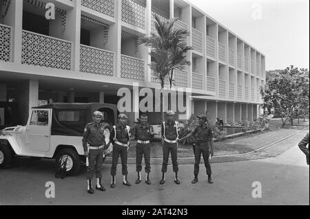 Indonesien, Jakarta Datum: 20. August 1971 Ort: Indonesien, Indonesien, Jakarta Schlüsselwörter: Uniformen Stockfoto