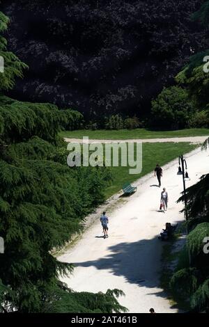 Parco Sempione Park, Mailand, Lombardei, Italien Stockfoto