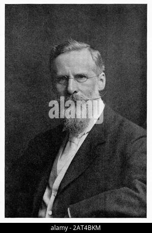 Sir William Crookes (1832-1919), britischer Chemiker im Alter von 57 Jahren, Portraitdruck von 1889 Stockfoto