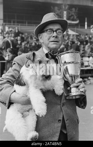 Internationale Hundeausstellung am RAI Datum: 29. April 1962 Schlagwörter: Hunde, Ausstellungen Institutionenname: RAI Stockfoto