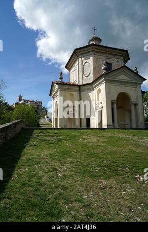 Vierzehnte Kapelle, Via Sacra del Sacro Monte Path, Santa Maria del Monte, Sacro Monte di Varese, UNESCO, Weltkulturerbe, Lombardei, Italien, Europa Stockfoto