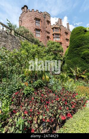 Powis Castle, Powys, Wales, Großbritannien Stockfoto