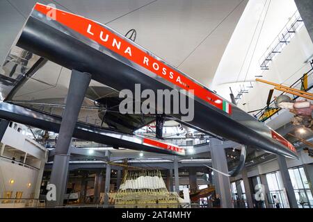 Museo Nazionale della Scienza e della Tecnologia "Leonardo da Vinci", Nationalmuseum für Wissenschaft und Technologie, Mailand, Lombardei, Italien, Europa Stockfoto