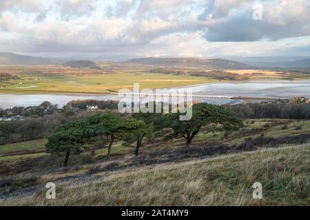 Arnside-Viadukt Kent Stockfoto