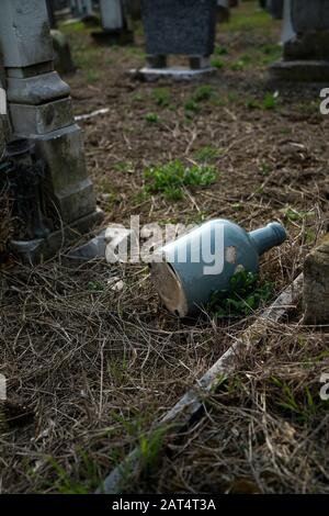 Jüdischer Friedhof im Cimitero Maggiore, Musocco Viertel, Mailand, Italien, Europa Stockfoto