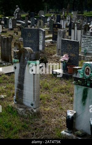 Jüdischer Friedhof im Cimitero Maggiore, Musocco Viertel, Mailand, Italien, Europa Stockfoto