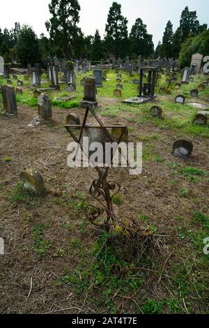 Jüdischer Friedhof im Cimitero Maggiore, Musocco Viertel, Mailand, Italien, Europa Stockfoto