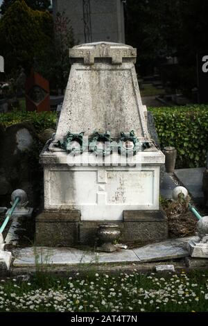 Jüdischer Friedhof im Cimitero Maggiore, Musocco Viertel, Mailand, Italien, Europa Stockfoto