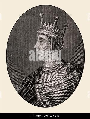 Eadred, König der Engländer von 946 bis 955 Stockfoto