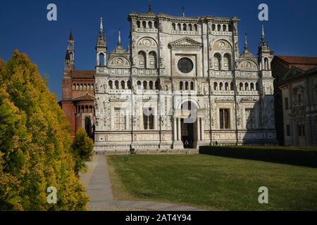 Monastero di Santa Maria delle Grazie Kloster und Heiligtum, Monastero e Santuario, Certosa di Pavia, Lombardei, Italien, Europa Stockfoto