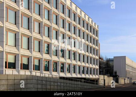 Enso-Gutzeit, jetzt Stora Enso, Hauptsitz. 1962. Design von Alvar Aalto. 1962. Katajanokka, Helsinki, Finnland. Stockfoto