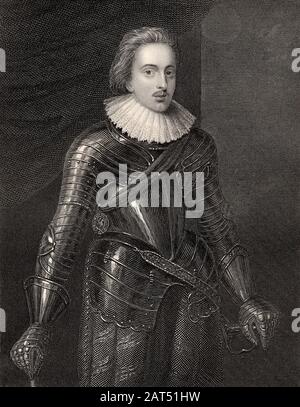 Henry Frederick, Prinz von Wales, 1594-1612, der älteste Sohn von König James I & VI und Anne von Dänemark Stockfoto
