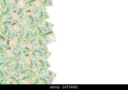 Republiken Bildnis Porträt als Büste auf alten echten Hinweis brasilianische Geld dargestellt. Vorderseite grün Bill Stockfoto