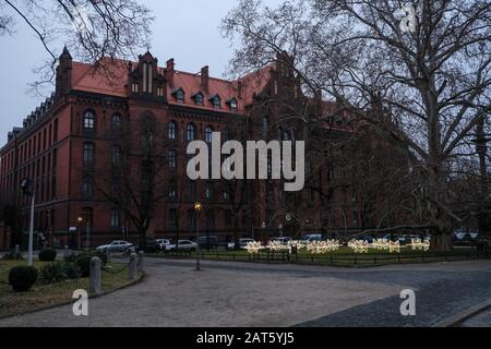 Polen, WROCLAW- 19. Januar 2020: Metropolitan-Seminary in Wroclaw - ein Seminar in Wroclaw, das katholische Priester für das Erzdiözese Wroclaw erzieht Stockfoto