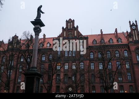 Polen, WROCLAW- 19. Januar 2020: Metropolitan-Seminary in Wroclaw - ein Seminar in Wroclaw, das katholische Priester für das Erzdiözese Wroclaw erzieht Stockfoto