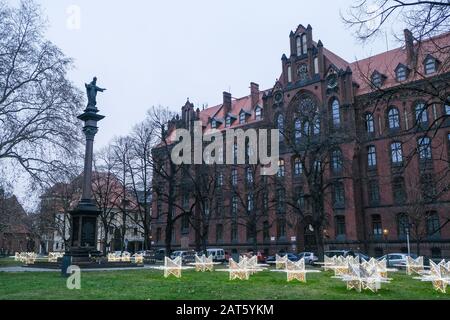 Polen, WROCLAW- 19. Januar 2020: Metropolitan-Seminary in Wroclaw - ein Seminar in Wroclaw, das katholische Priester für das Erzdiözese Wroclaw erzieht Stockfoto