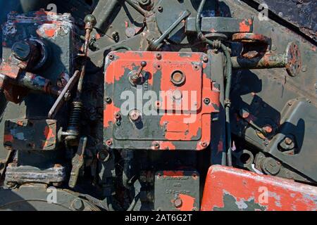 Ein zweiter Weltkrieg Ära Bofors 40mm Anti-Aircraft-Kanone im Nothe Fort Museum in Weymouth, Dorset, Großbritannien Stockfoto