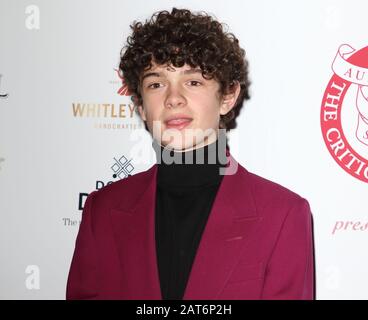 London, Großbritannien. Januar 2020. Noah Jupe nimmt am 40. Jährlichen London Critics Circle Film Award im Mayfair Hotel in London. Credit: Sopa Images Limited/Alamy Live News Stockfoto