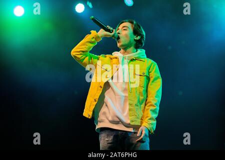 Milano 30 Gennaio 2020 Matsby in apertura ad Alfa ( il primo concert live del Benvenuti a Wanderlust Tour ) al Fabrique © Andrea Ripamonti / Alamy Stockfoto