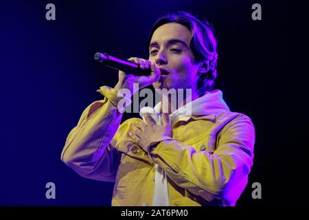 Milano 30 Gennaio 2020 Matsby in apertura ad Alfa ( il primo concert live del Benvenuti a Wanderlust Tour ) al Fabrique © Andrea Ripamonti / Alamy Stockfoto