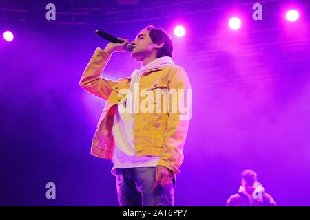 Milano 30 Gennaio 2020 Matsby in apertura ad Alfa ( il primo concert live del Benvenuti a Wanderlust Tour ) al Fabrique © Andrea Ripamonti / Alamy Stockfoto