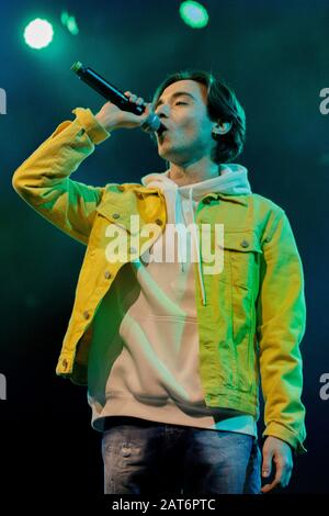 Milano 30 Gennaio 2020 Matsby in apertura ad Alfa ( il primo concert live del Benvenuti a Wanderlust Tour ) al Fabrique © Andrea Ripamonti / Alamy Stockfoto